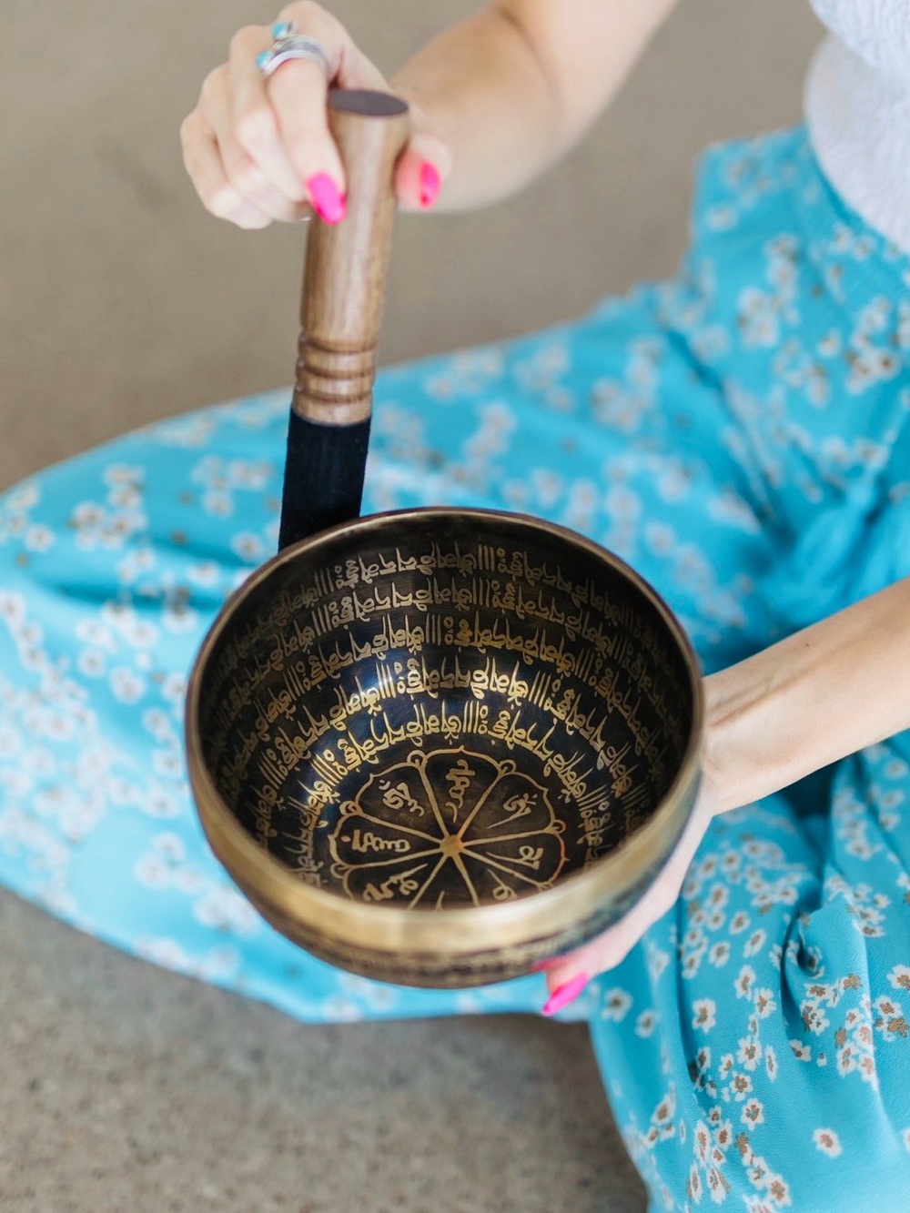 Handmade Bronze Tibetan Singing Bowl from Nepal ✨🎶🎵🎶✨